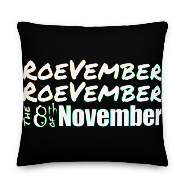 Roevember Throw Pillow - Image 2