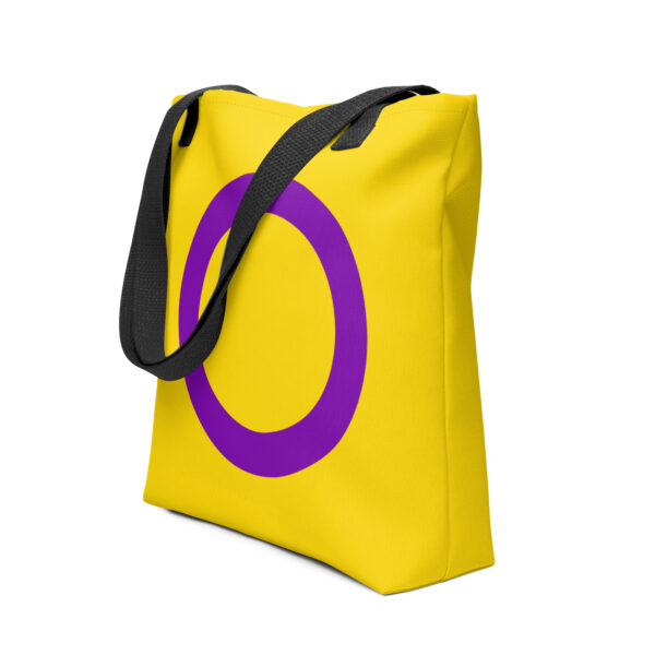 Tote Bag with Intersex Flag Colors