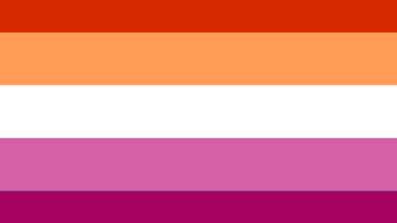 Identity flag design for Lesbian
