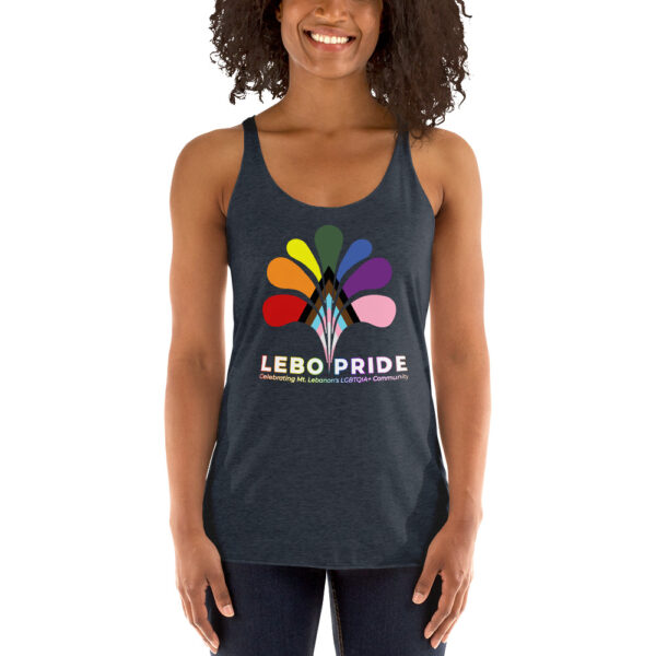 Lebo Pride Racerback Tank Top (Dark) - Image 2