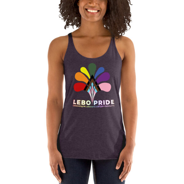 Lebo Pride Racerback Tank Top (Dark) - Image 3