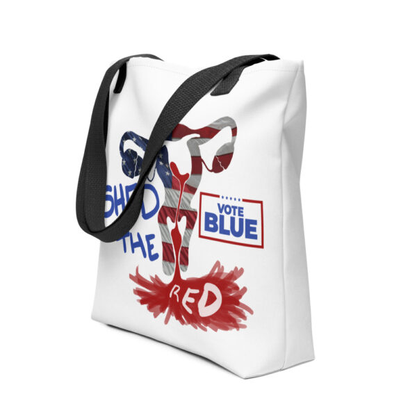 Shed the Red - Vote Blue! Tote Bag (Light)