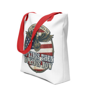 America 250: No Kings Then, No Kings Now! Tote Bag
