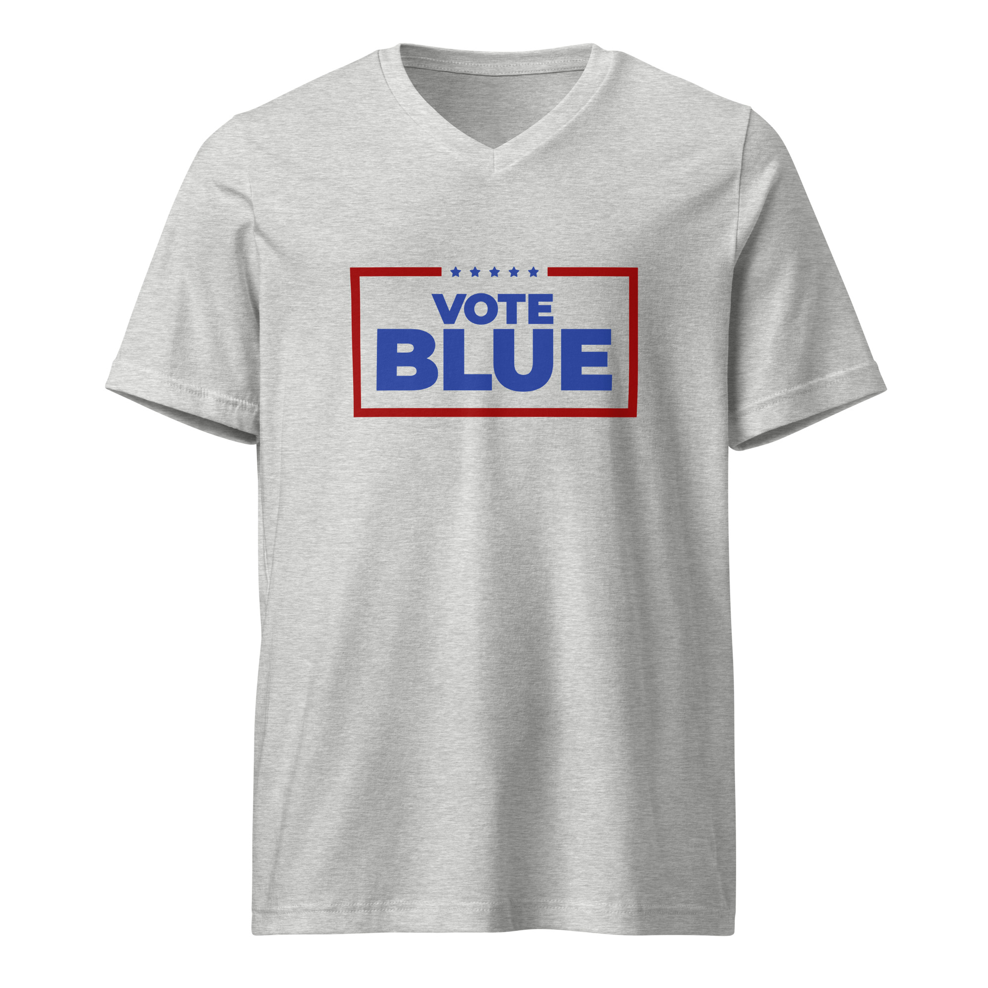 Vote Blue V-Neck T-Shirt